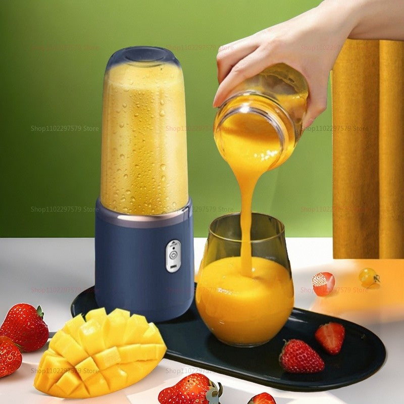 Liquidificador Portátil Multifuncional – 2 Copos + 6 Lâminas Ultra Afiadas