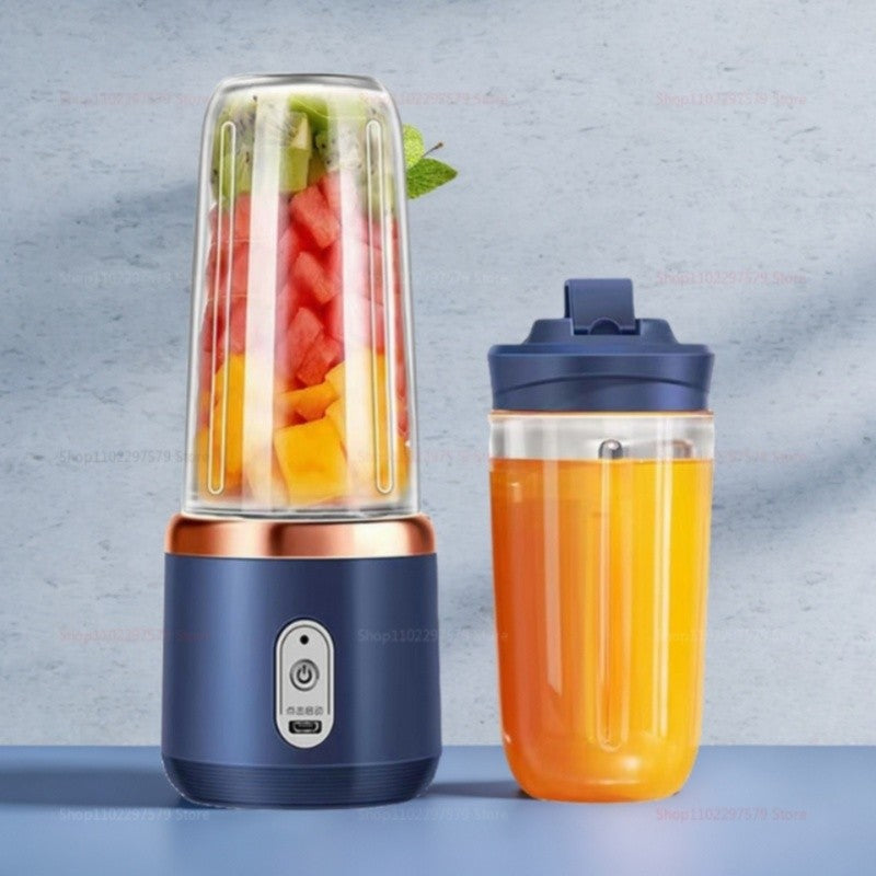 Liquidificador Portátil Multifuncional – 2 Copos + 6 Lâminas Ultra Afiadas